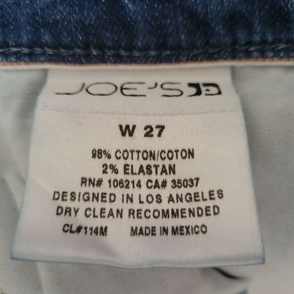 Joes Jeans Womens Size 27 Capri Low Rise Medium Wash Denim Pants - Picture 3 of 4